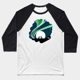 Scandinavia: Northern lights Baseball T-Shirt